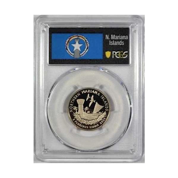 2009年 - Sクラッド ワシントン・クォーター - 北マリアナ諸島 - PCGS PR69DCAM