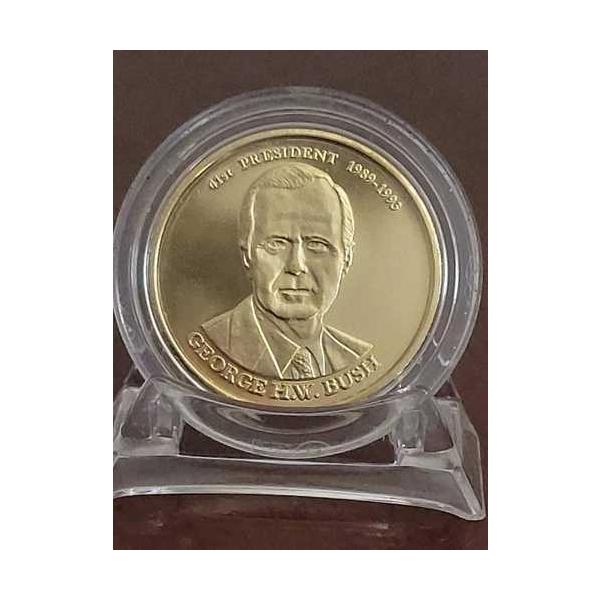 ダンベリー造幣局 41度 大統領ジョージ H. W. ブッシュメダル 非交渉可能 1989-1993-