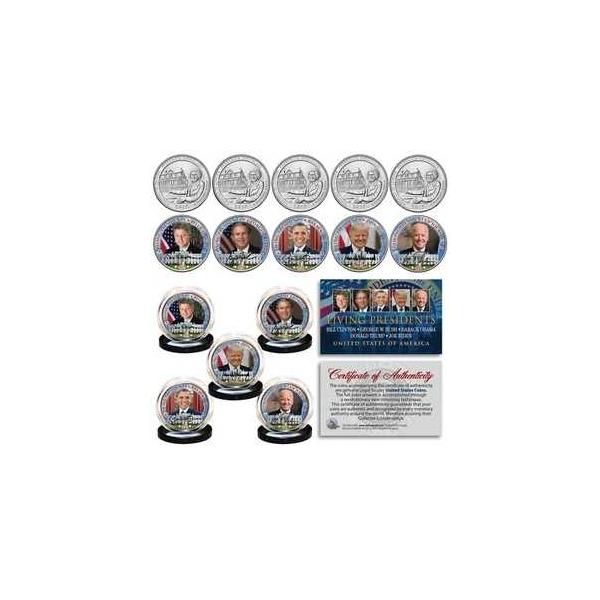 2025 Living Presidents シグネチャーシリーズ U.S. Washington DC クォーター 5 コインセット-