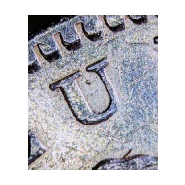 1879年Sミント 1ドル銀貨 モルガンダラー ダイチップエラー 大きなSミントマーク ダイスクラッチ