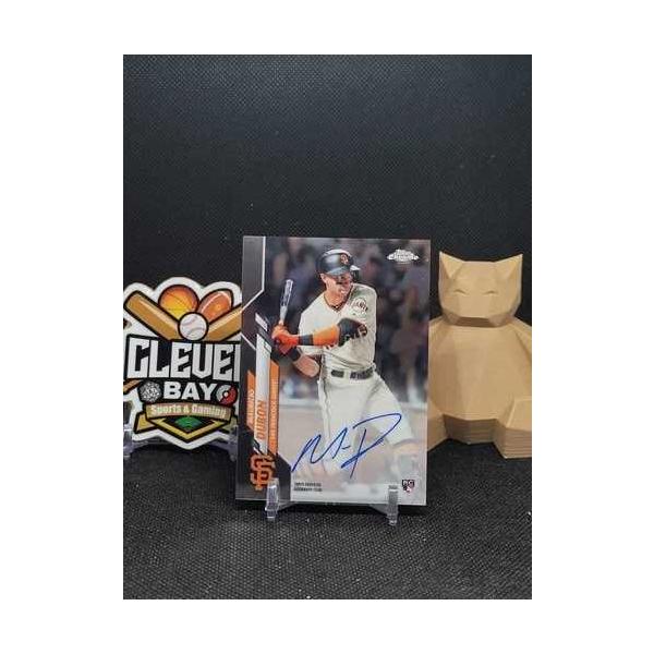 マウリシオ・デュボン 2020 Topps Chrome ルーキーカード直筆サイン サンフランシスコ・ジャイアンツ (TS)