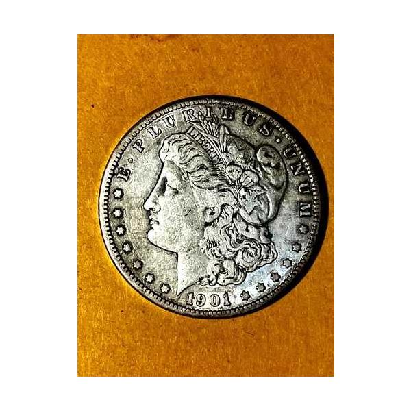 1901年製モーガン銀貨 希少な鍵 クリアランスセール 旧価格225ドル → 新価格150ドル