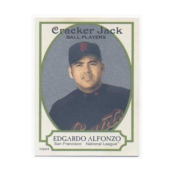 2005 Topps Cracker Jack エドガルド・アルフォンゾ 13/25 #142 グレーベースボール サンフランシスコ