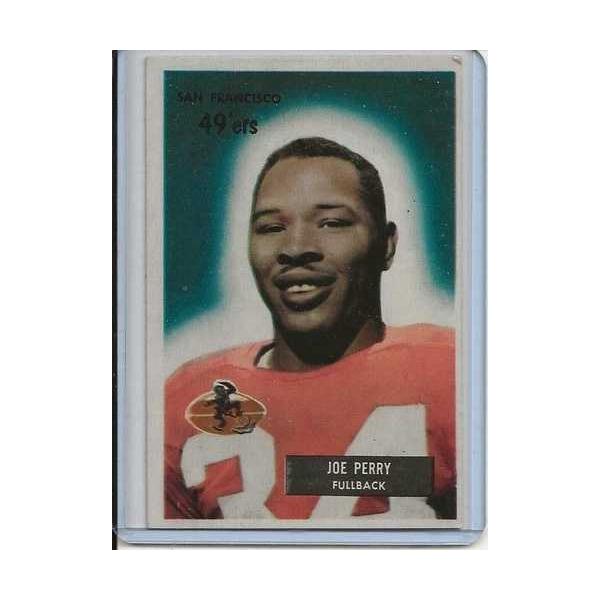 1955年 ボウマン フットボールカード ジョー・ペリー H/O/F フルバック サンフランシスコ49ers NR MT #44