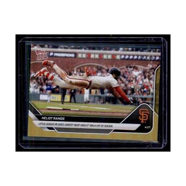 2025 Topps Now 112 リトルリーグ HR ゴールド /50 ヘリオット・ラモス サンフランシスコ・ジャイアンツ