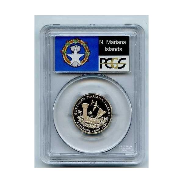 2009年 S 25セント クラッド 北マリアナ諸島 25セント硬貨 PCGS PR70DCAM