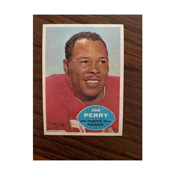 1960年 TOPPS #114 ジョー・ペリー サンフランシスコ・フォーティナイナーズ NM+ フットボールカード