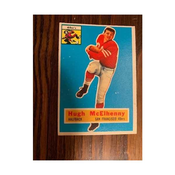 1956年 TOPPS #50 ヒュー・マケルヘニー サンフランシスコ・フォーティナイナーズ フットボールカード NM