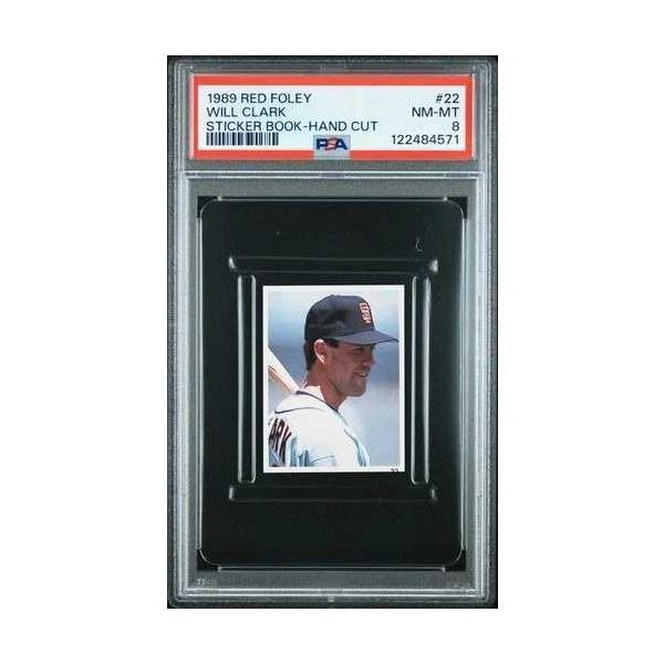 PSA 8 NM MINT 1989 レッド・フォーリー ウィル・クラーク #22 ジャイアンツ 84571 B165