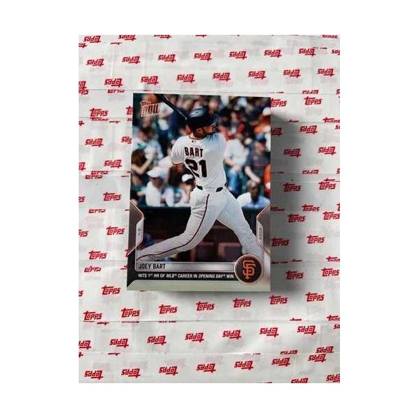 2022 Topps Now カード #13 ジョーイ・バート キャリア初ホームラン サンフランシスコ・ジャイアンツ NM PR= 583