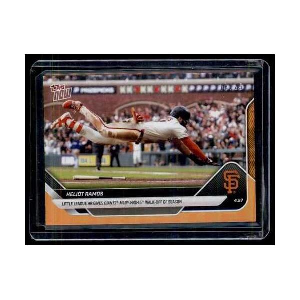 2025 Topps Now 112 リトルリーグ HR オレンジ /25 ヘリオット・ラモス サンフランシスコ・ジャイアンツ