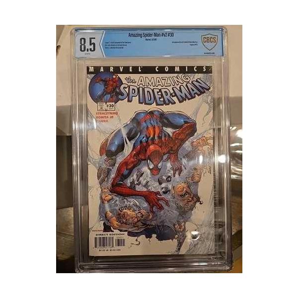 アメイジング・スパイダーマン #30 CBCS 8.5 WP 初登場 モルルン 初登場 エゼキエル・シムズ