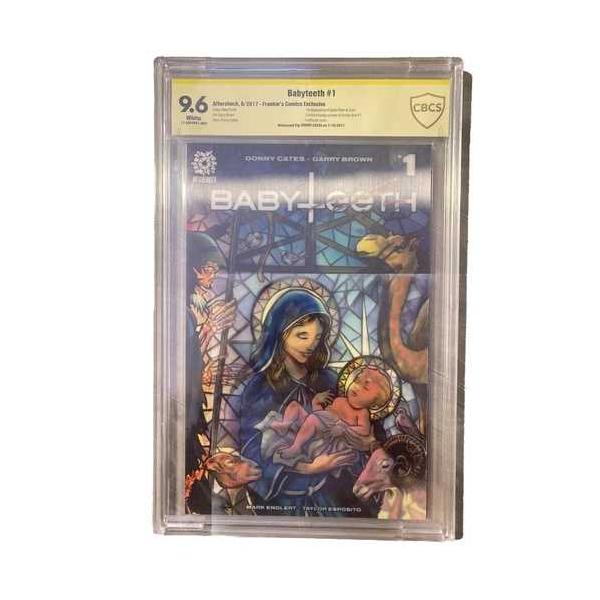 ベイビーティース #1 CBCS SS 9.6 ドニー・ケイツ直筆サイン入り レンチキュラー フランキーズ・コミックス版