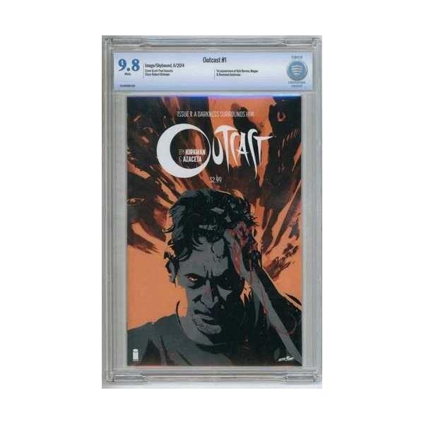 アウトキャスト #1 CBCS 9.8 カイル・バーンズ、ミーガン、アンダーソン牧師の初登場