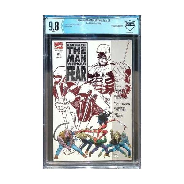 デアデビル ザ・マン・ウィズアウト・フィアー #3 (1993) CBCS 9.8 フランク・ミラー、エレクトラ