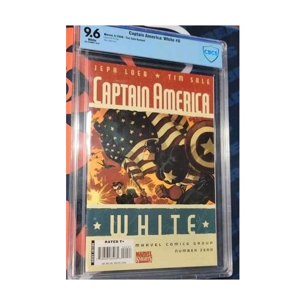 キャプテン・アメリカ ホワイト #0 ワンショット マーベルコミックス バリアント 8.0 コミック CBCS 9.6