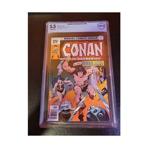 コナン・ザ・バーバリアン #65 マーベル 1976 CBCS 5.5