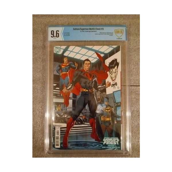 バットマン スーパーマン ワールド・ファイネスト 19 9.6 CBCS ニコラス・ケイジ バリアント