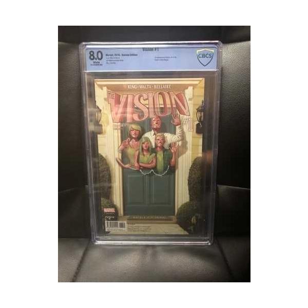 VISION #1 価格バリアント - 韓国版 CBCS 8.0 - ワンダヴィジョン - 2016 - レア!!