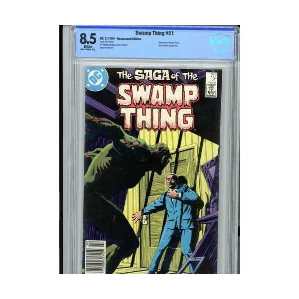 スワンプシング #21 (1984) DC CBCS 8.5 ホワイト ニューススタンド版
