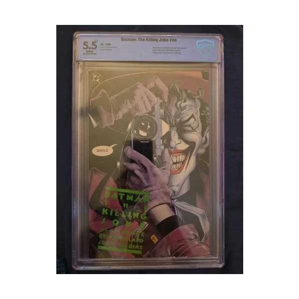 バットマン キリングジョーク (1988) DC CBCS 5.5 ホワイトページ アラン・ムーア ブライアン・ボランド