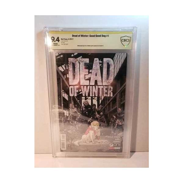 DEAD OF WINTER #1 カバーA ONI PRESS CBCS 9.4 サインとスケッチ入り CGC鑑定なし