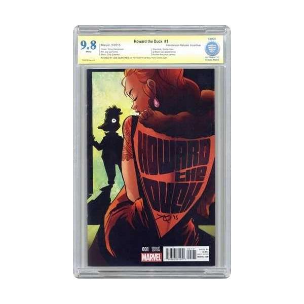 ハワード・ザ・ダック 1D ヘンダーソン 1:20 CBCS 9.8 目撃者 Sig ジョー・キニョネス 2015