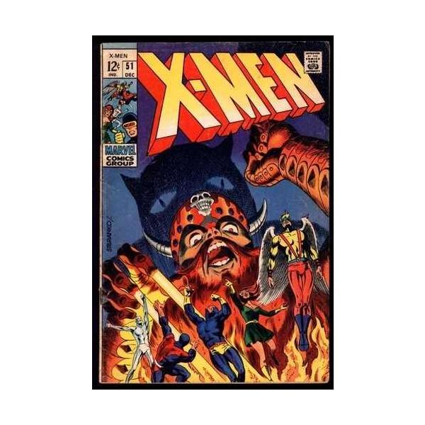 X-MEN #51 5.0 // エリック・ザ・レッド初登場（カメオ出演） 1968年