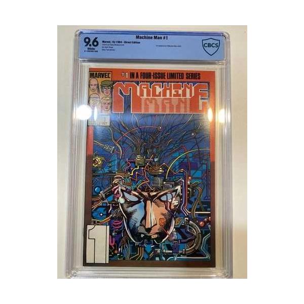 マシンマン (1984)#v2 #1 (CBCS 9.6 WP) トム・デファルコ | バリー・ウィンザー＝スミス カバー