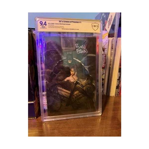 DCS Crimes Of Passion #1 ライアン・ブラウン直筆サイン入り ヴァージンカバー 9.4 CBCS