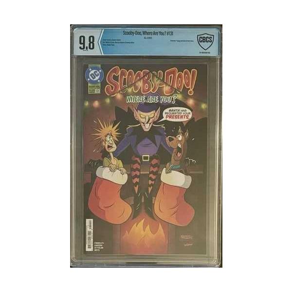 スクービー・ドゥー、どこにいるの？ #131 CBCS 9.8 2025年2月 クリスマスストッキングカバー