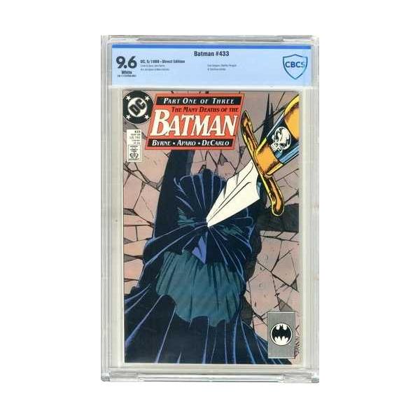 バットマン #433 CBCS 9.6 NM+ ホワイトページ 5/89 ディック・グレイソン、スターファイア、ペンギン