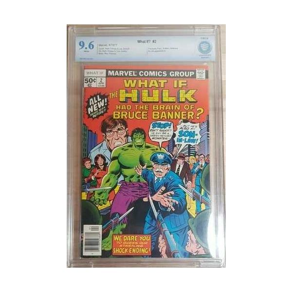 1977年 What If? 2 CBCS 9.6 ハルクがブルース・バナーの脳を持っていた スマートハルク レアカバー