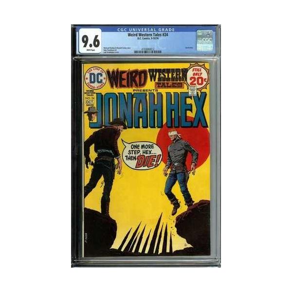 ウィアード・ウェスタン・テイルズ #24 CGC 9.6 ホワイトページ // ジョナ・ヘックス DCコミックス 1974