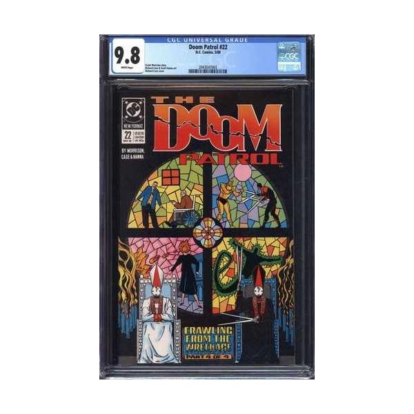 ドゥーム・パトロール #22 CGC 9.8 ホワイトページ // DCコミックス 1989年
