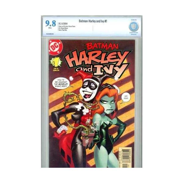 バットマン：ハーレイ・クインとアイビー #1 (2004) DC CBCS 9.8 ホワイト ブルース・ティム