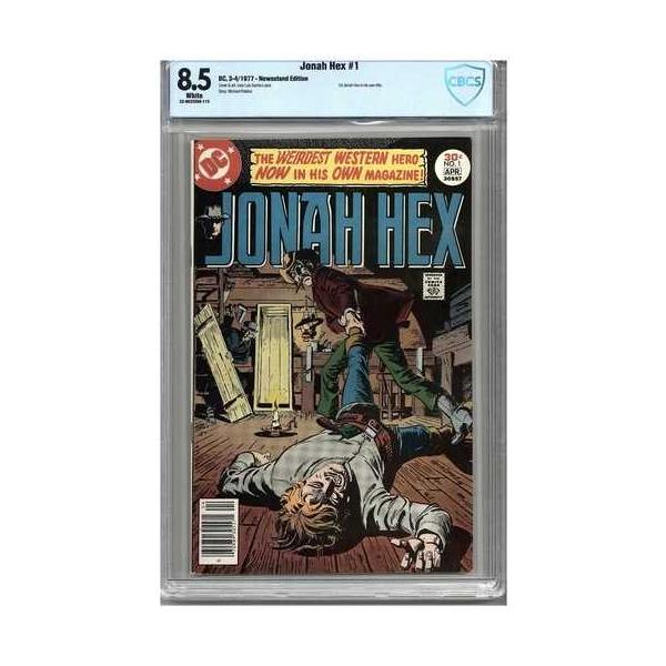 ジョナ・ヘックス #1 CBCS 8.5 VF+ 1977年3月4日 ホワイトページ ジョナ・ヘックスの最初の作品