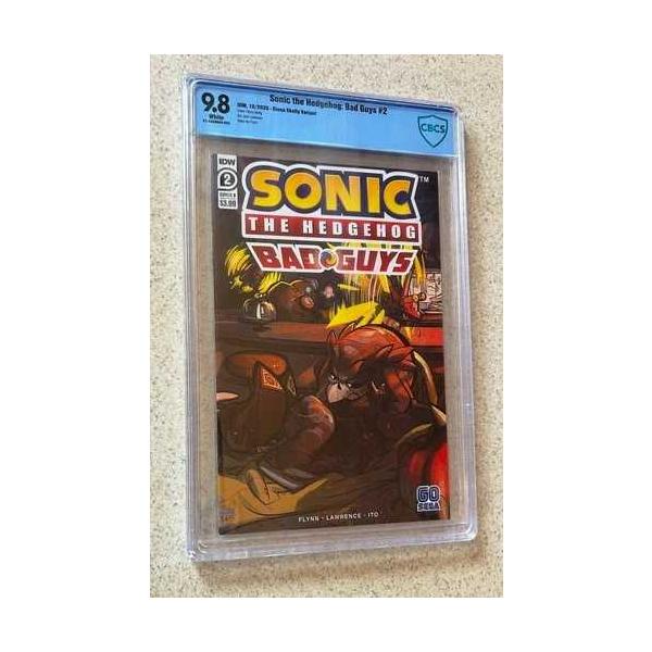 ソニック・ザ・ヘッジホッグ ブリング・オン・バッドガイズ #2 -- スケリー 2020 バリアント -- CBCS 9.8 ホワイト