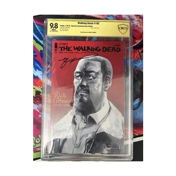 9.8 CBCS ウォーキング・デッド #192 リック・グライムズの死 ロバート・カークマン直筆サイン入り
