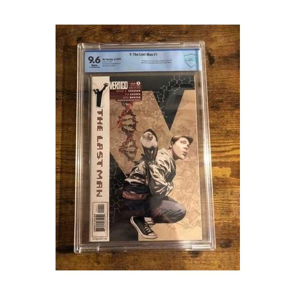 Y THE LAST MAN #1 CBCS 9.6 NM ホワイトページ DC/VERTIGO BK VAUGHN 1st Yorick