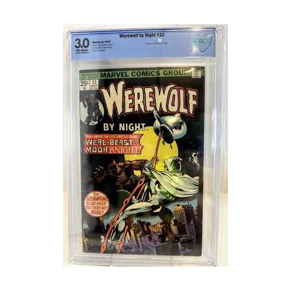 ウェアウルフ・バイ・ナイト #33 CBCS 3.0 マーベル・コミックス 2nd ムーンナイト 1975 ホラー