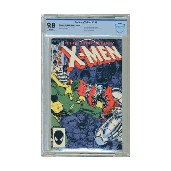 アンキャニーX-メン #191 CBCS 9.8 NMMT ホワイト 3/85ページ 初登場。ニムロッドがカメオ出演。