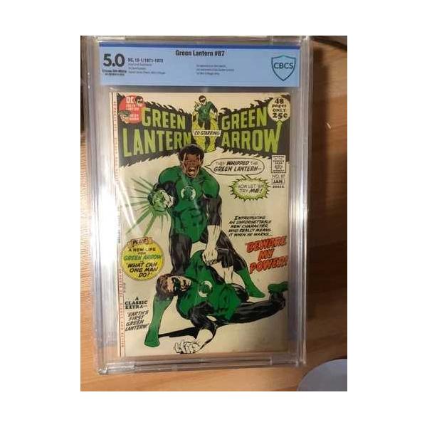グリーンランタン #87 CBCS 5.0 ジョン・スチュワート初登場！ DCコミック 1971