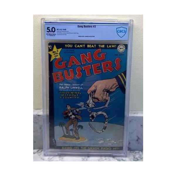 [AIなし] ギャングバスターズ #3 CBCS VG/FN 5.0 ゴールデンエイジ DCコミックス 1948 SOTIで使用