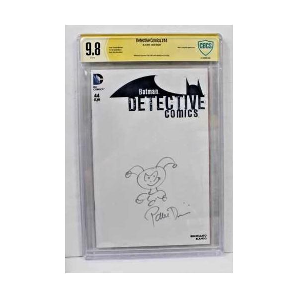 CBCS 9.8 NM/MT Detective Comics #44 (2015) スケッチ入りブランク、ポール・ディニのサイン入り