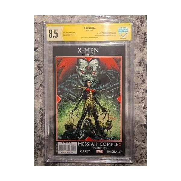 マーベル X-MEN 205 CBCS 8.5 デビッド・フィンチ直筆サイン入り ホープ・サマーズ初登場