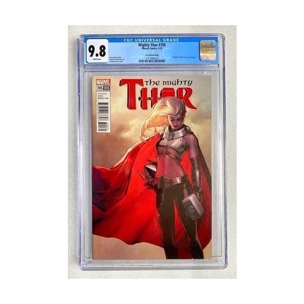マイティ・ソー #705 1:50 CGC 9.8 イ・ジヒョン バリアント ジェーン・フォスターの死 2018 MCU