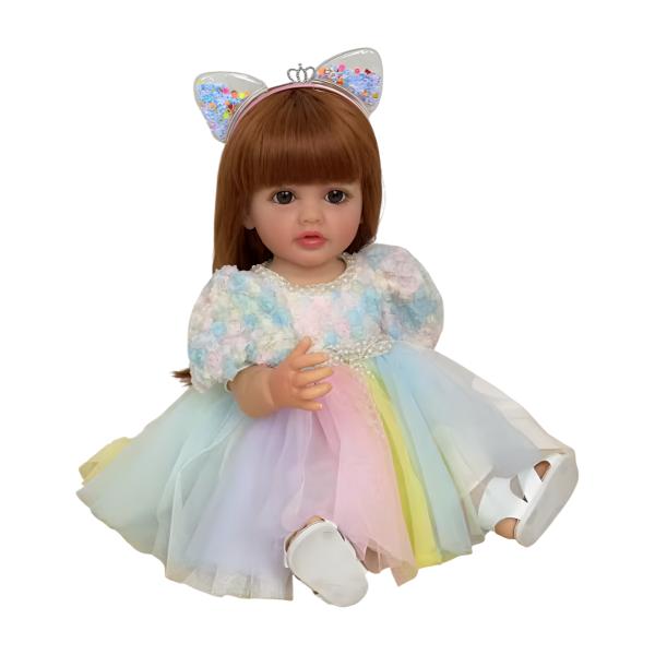 リボーンドール 22インチ リアル赤ちゃん人形 女の子 シリコンビニール