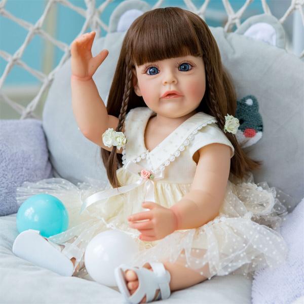 リボーンドールリアルな外観生まれた人形の少女新生児人形ソフト 