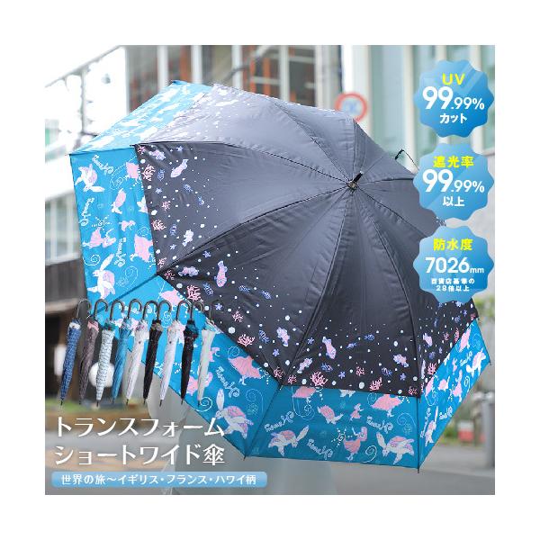 UVカット 遮光 99.99％ 日傘 完全遮光 世界初 大きく広がる